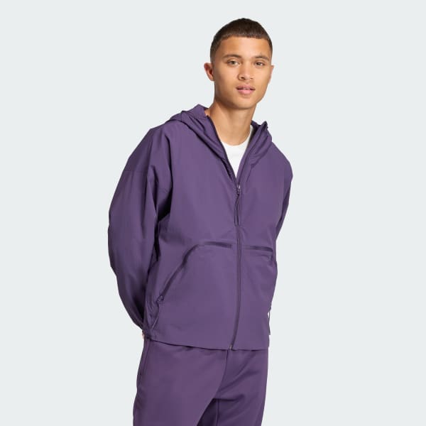 Purple MYSHELTER Windbreaker