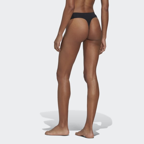 cerná Tanga Adicolor Comfort Flex Cotton Wide Side (2 kusy v balení) HPO15