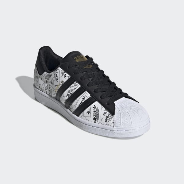 Superstar White and Black Reflective 