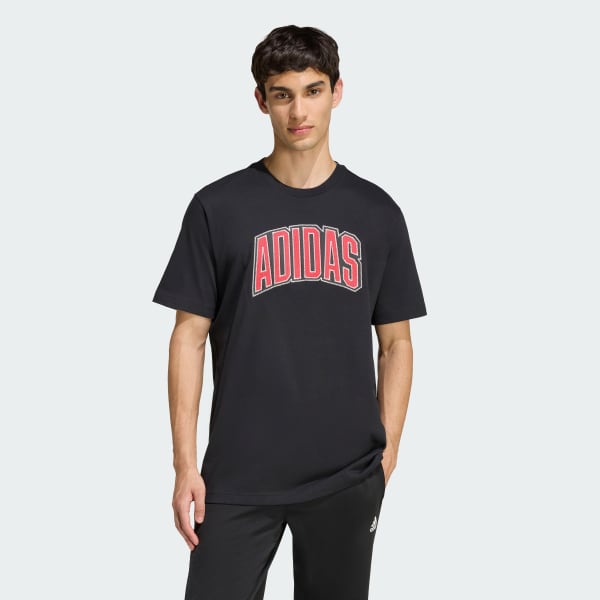 Black STADIUM COLLEGIATE GRAPHIC T-SHIRT