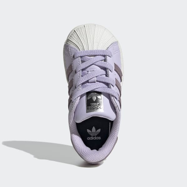 adidas superstar slip on kids purple