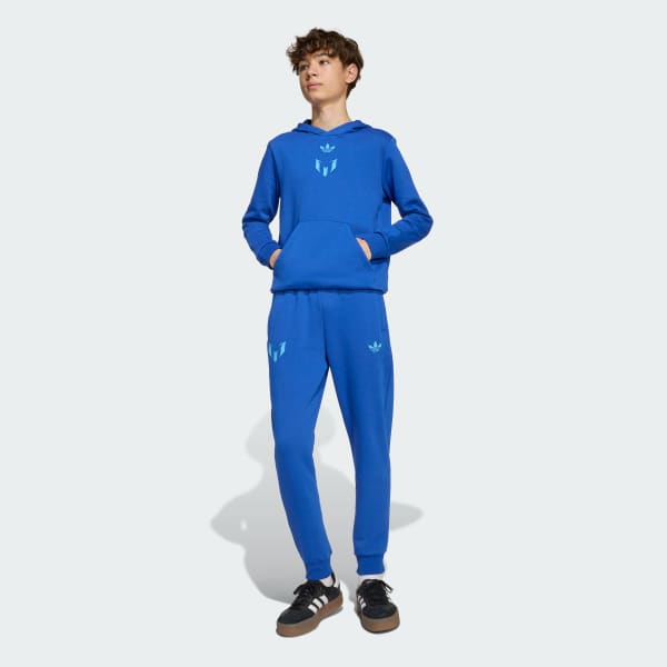 Bleu Veste à capuche Messi Enfants