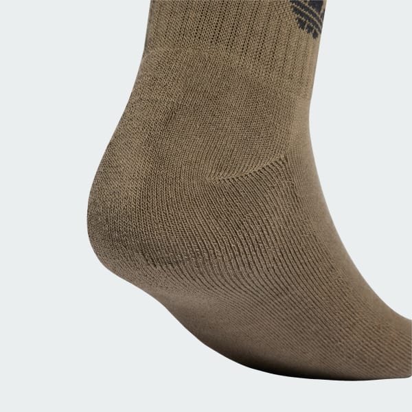 Green Mid Crew Socks 3 Pairs