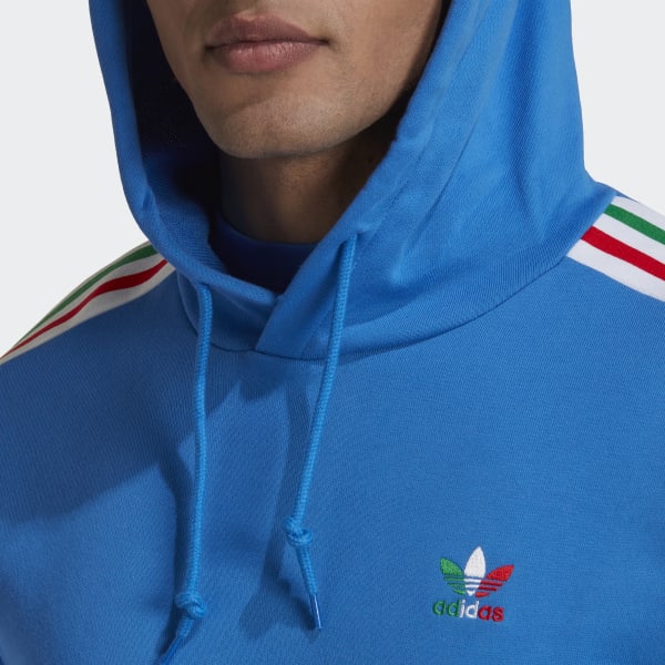 Blue 3-Stripes Hoodie E5662