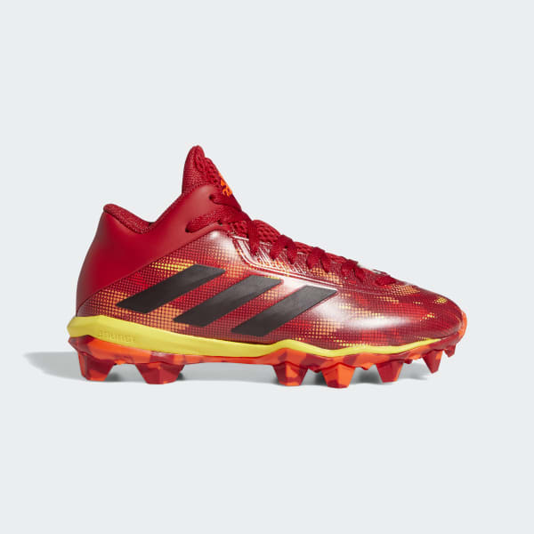 adidas red football shoes