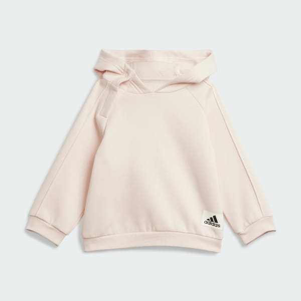 Pink The Safe Place Hoodie-and-Pants Set