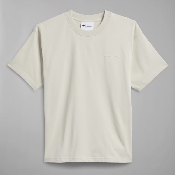 Beige Pharrell Williams Basics T-Shirt – Genderneutral SV454