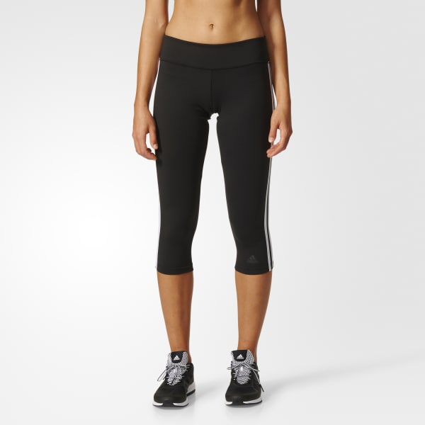 adidas 3 stripe three quarter tights ladies