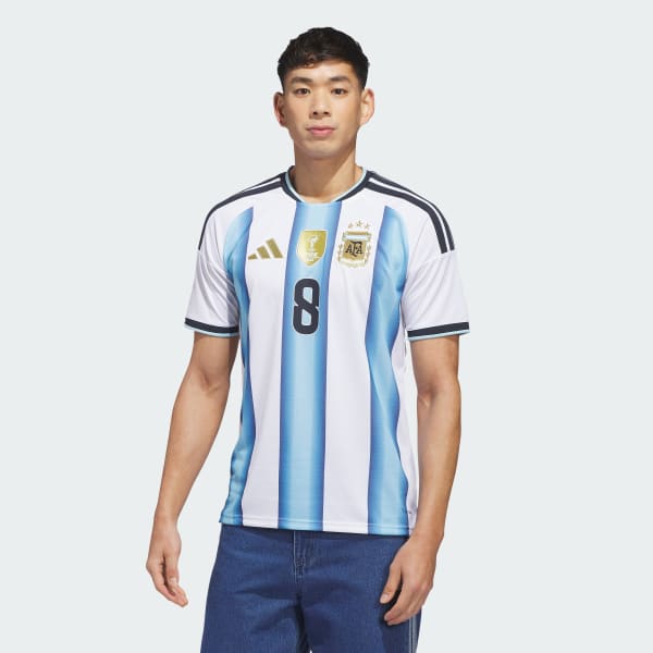 adidas Argentina 26 Home Fernandez Jersey - White | Free Shipping