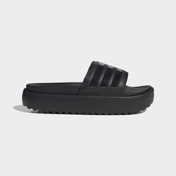 All black adidas adilette hotsell slides