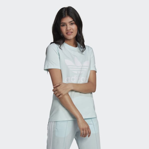 Μπλε Adicolor Classics Trefoil Tee