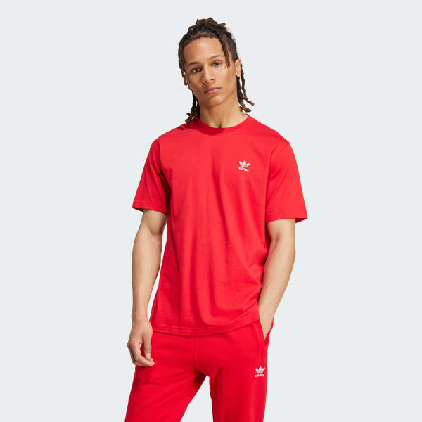Red Trefoil Essentials Tee