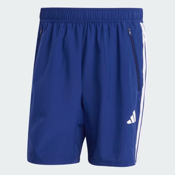 adidas Essentials Training 3-Stripes Woven Shorts - Blue