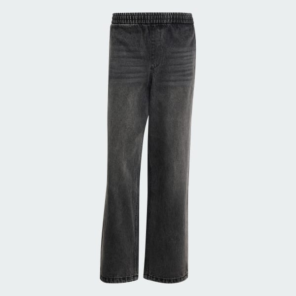 Svart ADILENIUM SEASON 4 TEAMGEIST DENIM JOGGEBUKSE