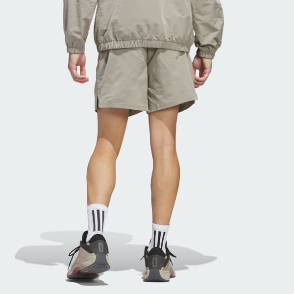 Bej adidas Basketball Woven Şort (Unisex)