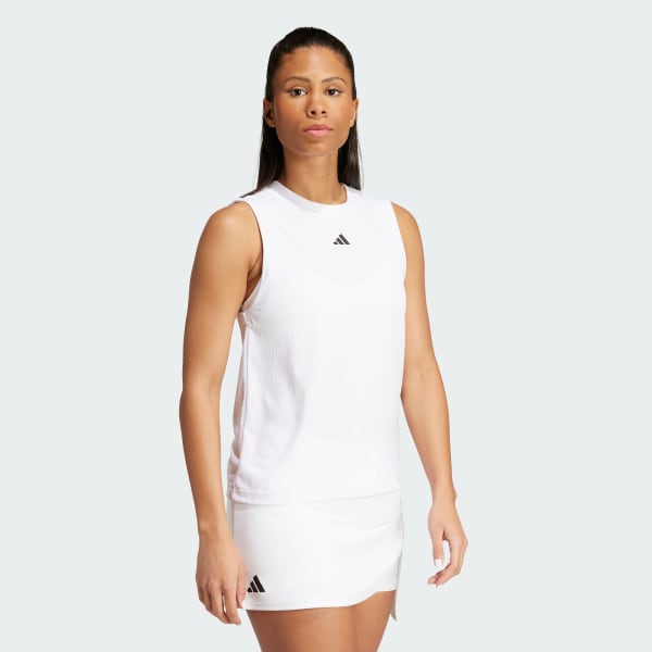 White Tennis Pro AIRCHILL Match Tank Top