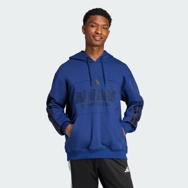 Μπλε House of Tiro French Terry Hoodie