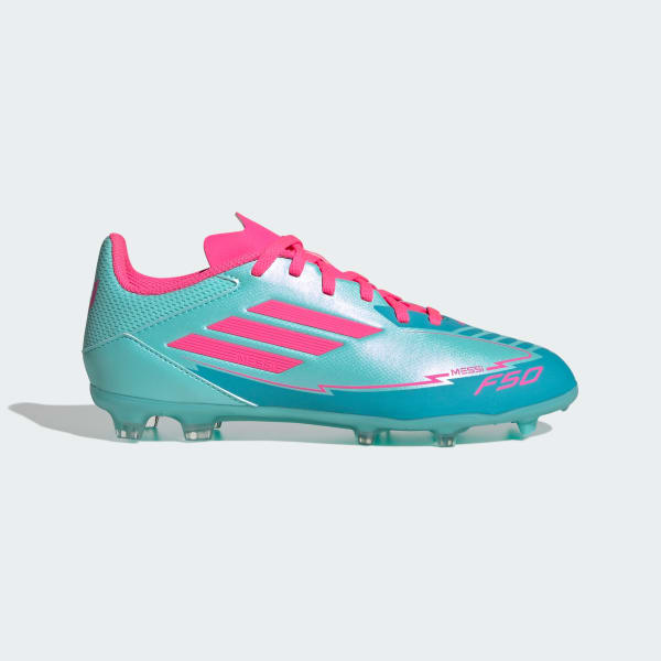 Turkis F50 League Messi Kids FG/MG Fußballschuh