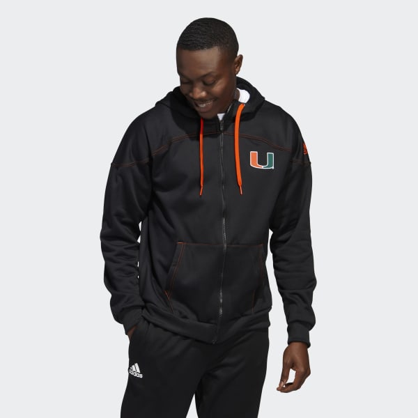 adidas NHL Mens Fleece Full Zip Hoodie