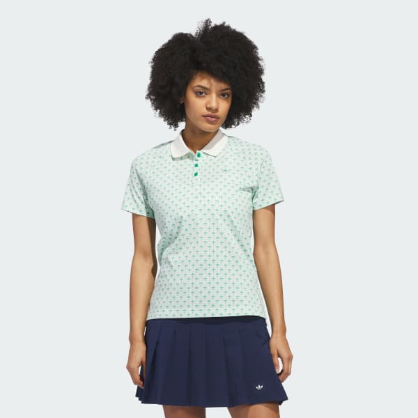 Yesil Originals All Over Trefoil Polo Tişört