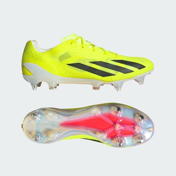 Amarillo Zapatos de Fútbol X Crazyfast+ Terreno blando
