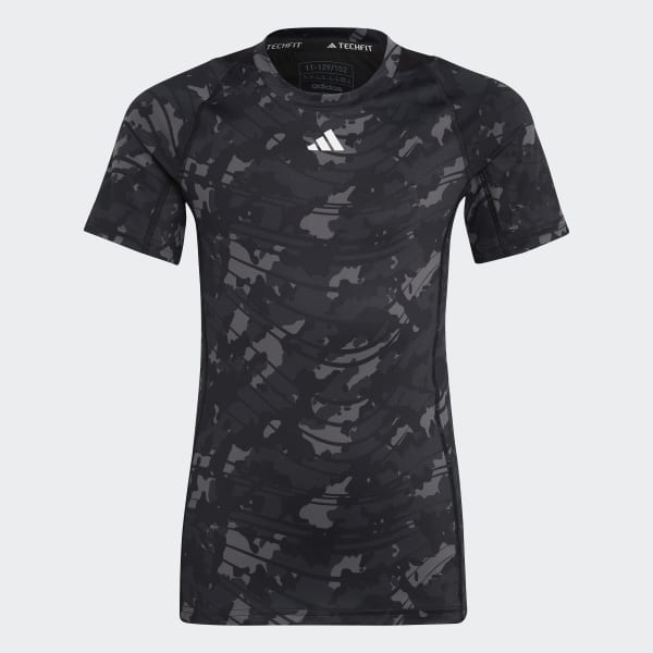 sedá Tričko AEROREADY Techfit Camo-Printed