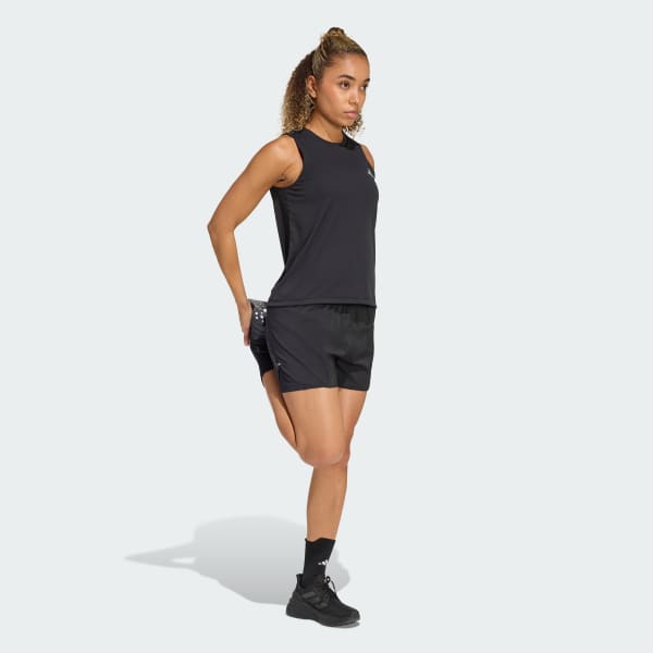 Negro Shorts adi365 Running Essentials 2 en 1