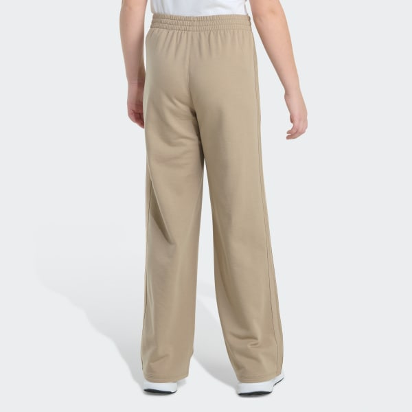 Elastic Waistband 3-Stripe Wide Leg Training Pant