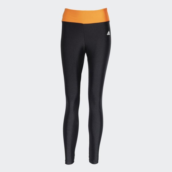 Negro Mallas Corte Alto Designed to Move Colorblock