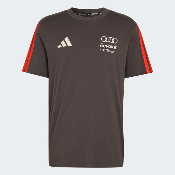 Negro Camiseta DNA Audi Revolut F1 Team de Manga Corta