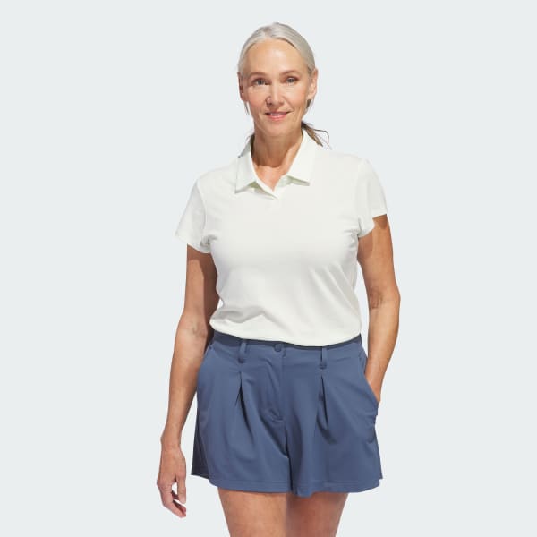 Vit Go-To Heathered Pikétröja