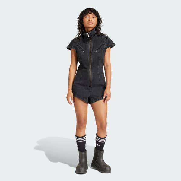 Fashion Montreal Denim Playsuit