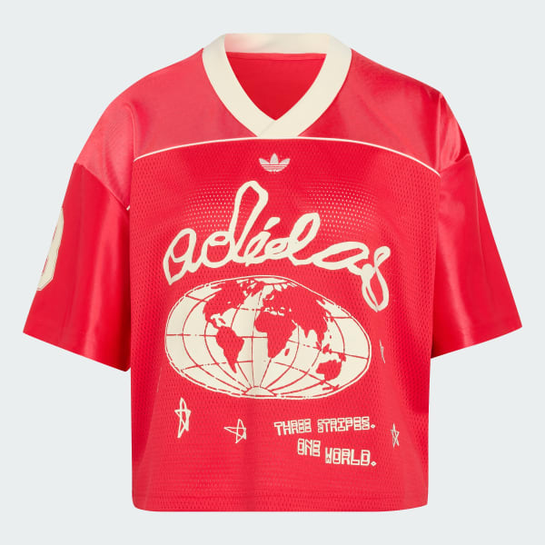 rouge CROPPED JERSEY