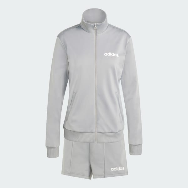 Cinza Conjunto Shorts Essentials Linear