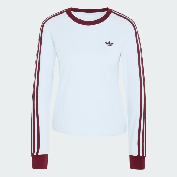 Blue 3 STRIPES LONG SLEEVE (SLIM) T-Shirt