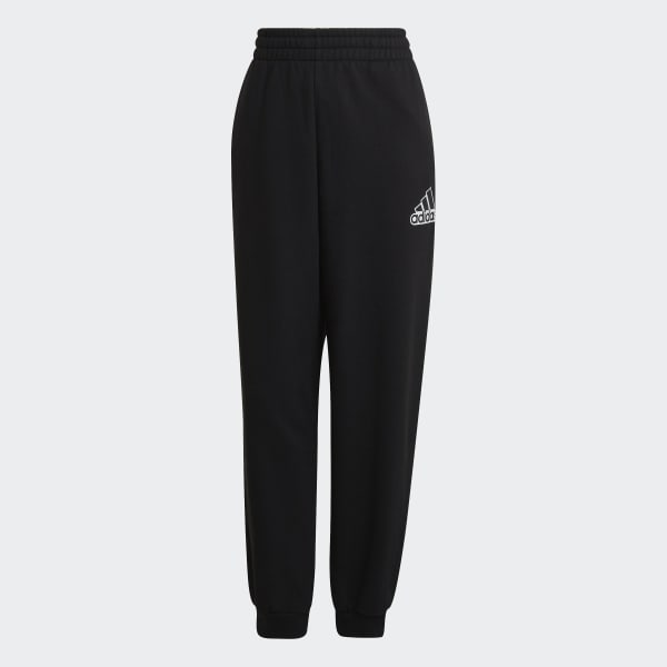 Negro Pantalón Essentials Outline Logo