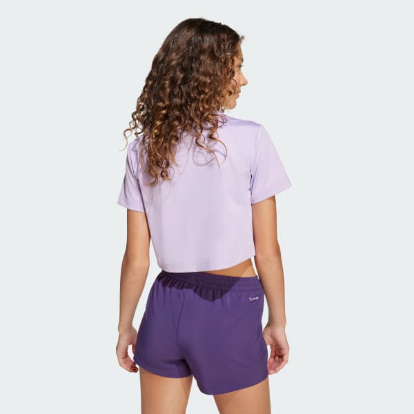 paars Training Essentials Glam Print T-shirt