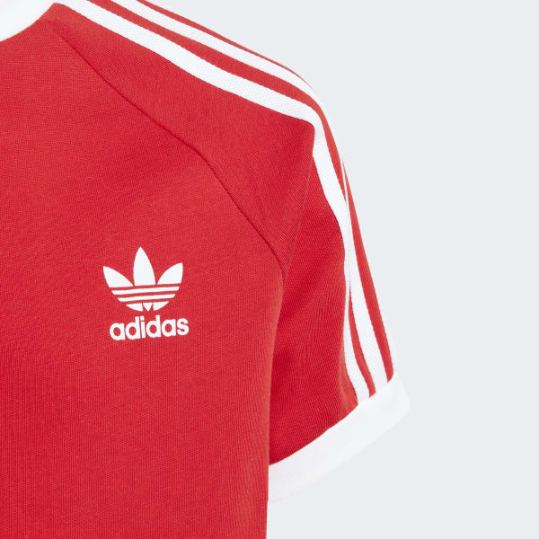 rouge Robe t-shirt Adicolor