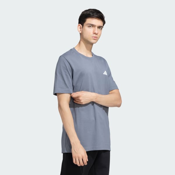 Black Logo Cotton Tee