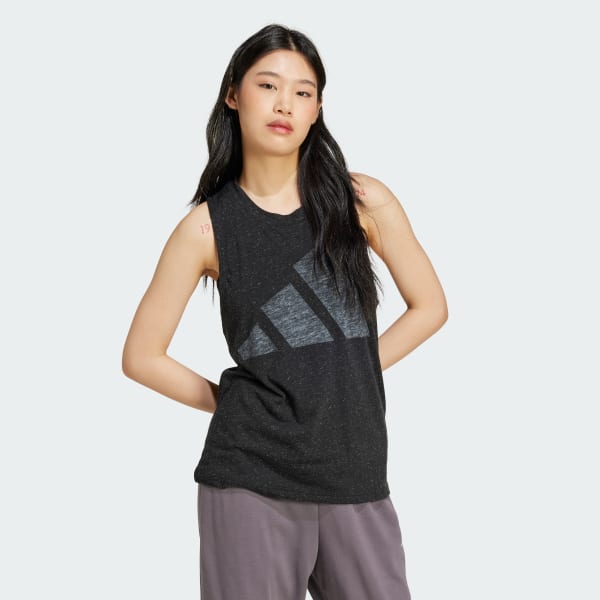 Black Essentials Winners Tank Top