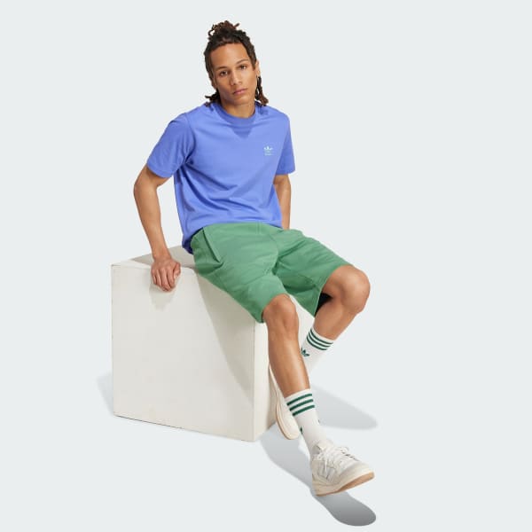 Zielony Essentials Trefoil Shorts