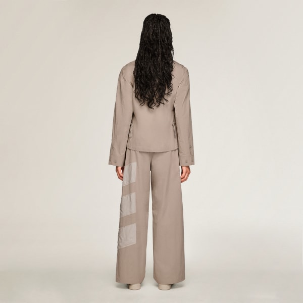 Brown Y-3 WIDE PANTS