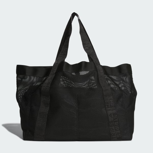 Black 기어 토트 메쉬 백