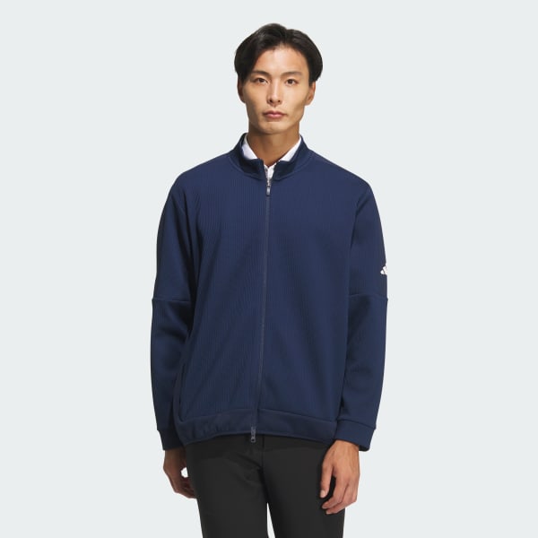 【新品】adidas アディダス　ゴルフウェア　セットアップ　フリース　XL アディダス 【ゴルフ】COLD. RDYファブリックミックスFZジャケット