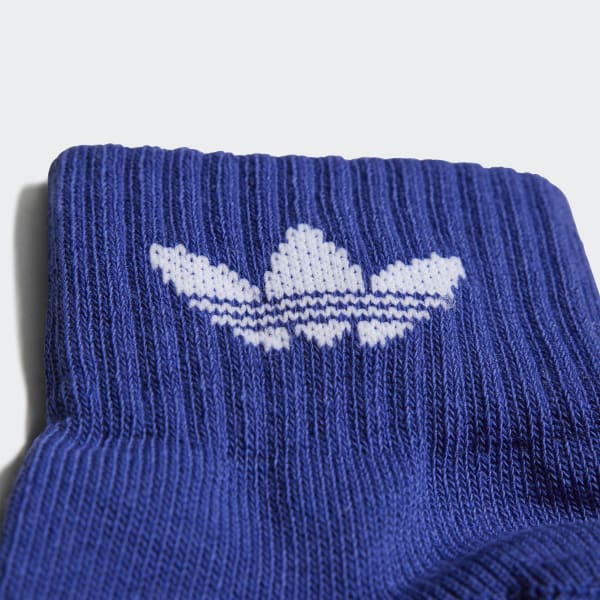 Blanco Medias Tobilleras 3 Pares (UNISEX)