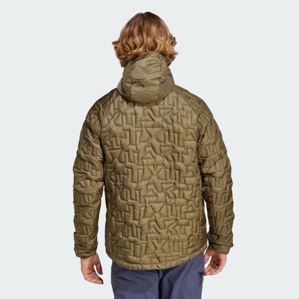 Yesil Terrex Xperior PrimaLoft Loose Fill Insulated Kapüşonlu Mont