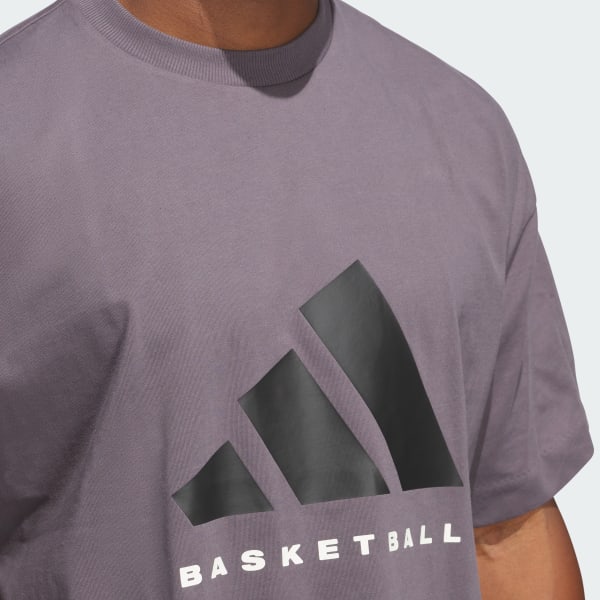 ★★Adairs★★ Basketball Tee Gray JC7834 adidas Basketball Tee (Gender Neutral) - Grey | adidas Singapore