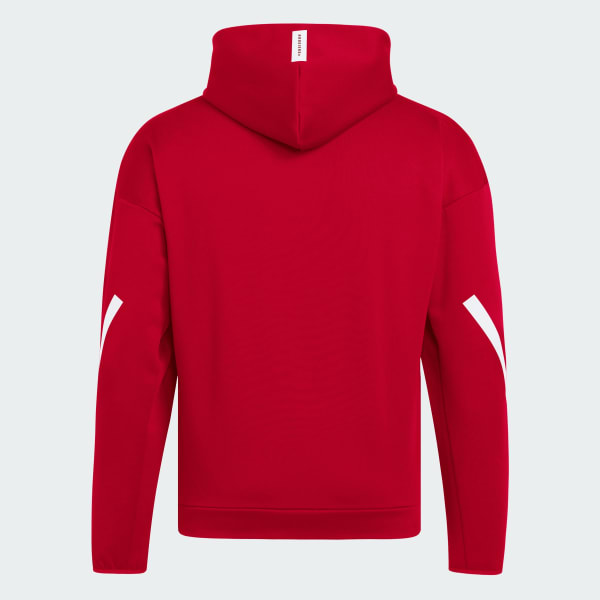 adidas Indiana Hoosiers Full Zip Player Travel ZNE Hoodie