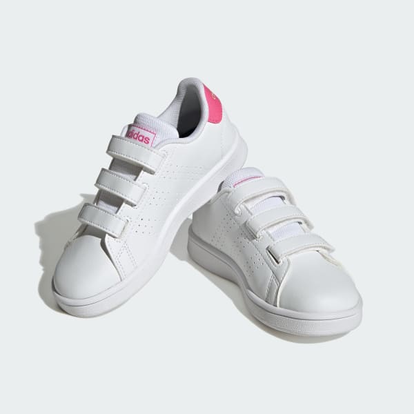 adidas Advantage Lifestyle Court Hook-and-Loop Shoes - White | adidas UK