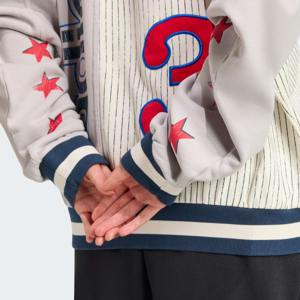 アディダス アーカイブ ベースボール スウェットシャツ - グレー